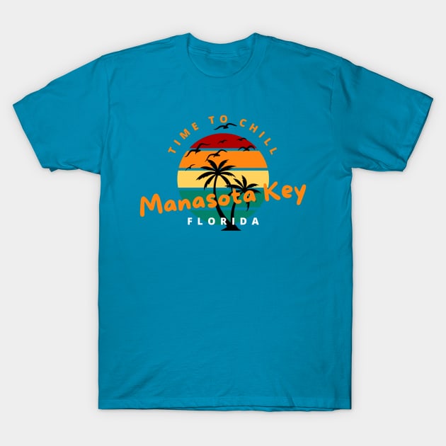 Manasota Key Florida T-Shirt by TeesForThee